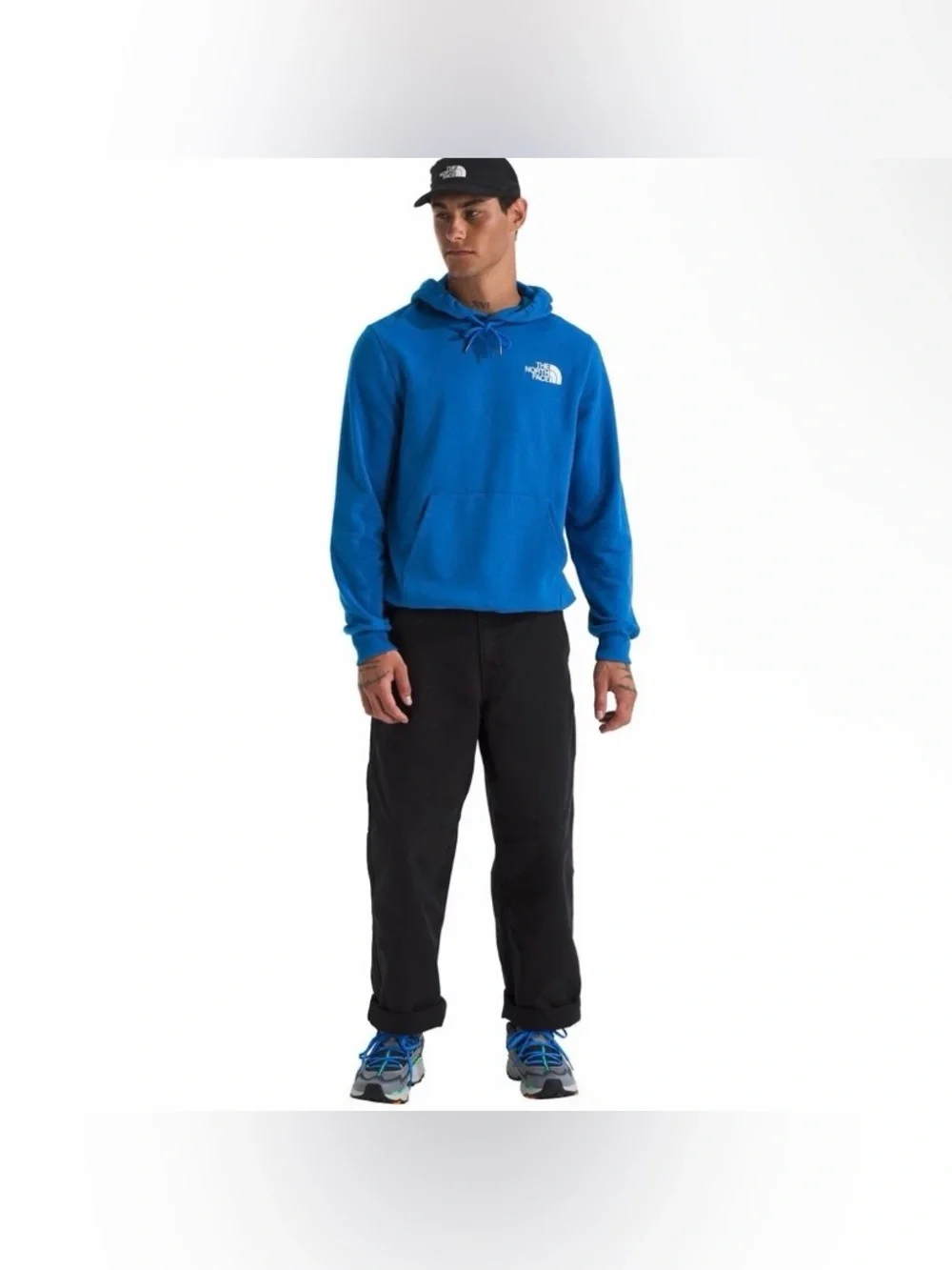 The North Face Men's Blue Men’s Pullover Hoodie Long Sleeve Size XL